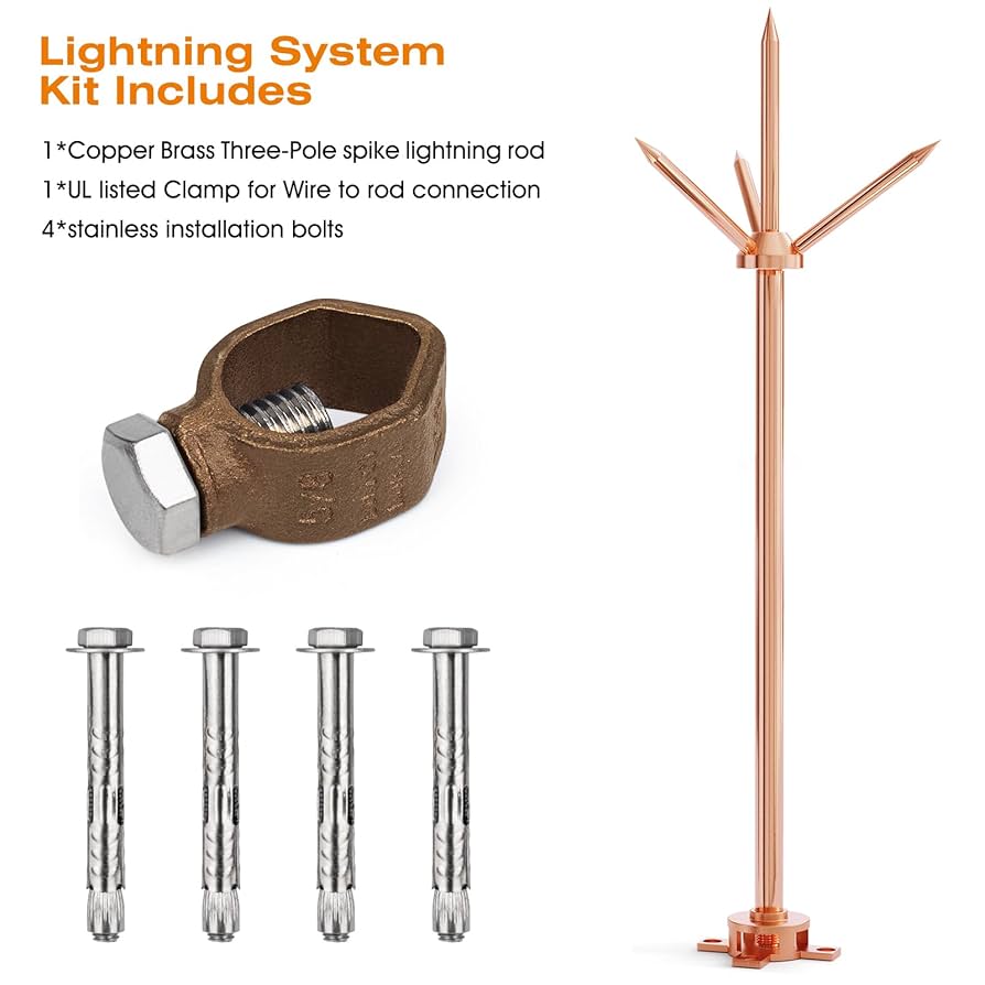 Lightning Rods For Homes Lightning Rod,Copper Lightning Rod